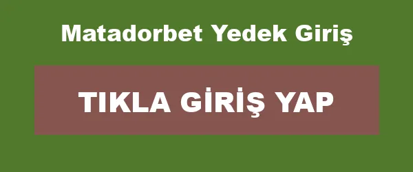 Matadorbet Yedek Giriş infografik