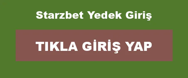 Starzbet Yedek Giriş infografik